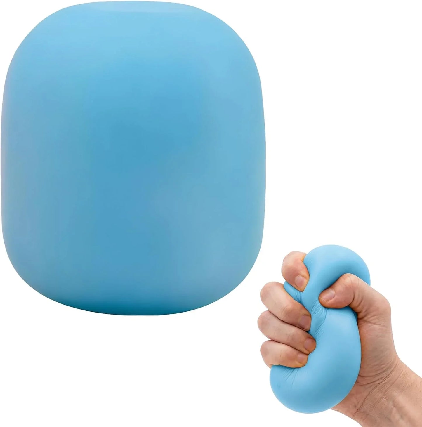 Gum Drop Squeeze Color Changing Squishy, Slow Stress Balls Fidget Sensory Toys for Adults,Gum Drop Shape Fidgets for Pull Stretch Squishy Toy (Blue) - US 4470